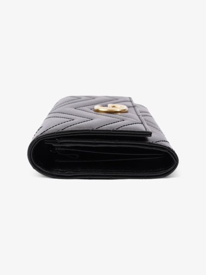 Gucci Gucci Marmont Continental Wallet Black Matelasse Leather