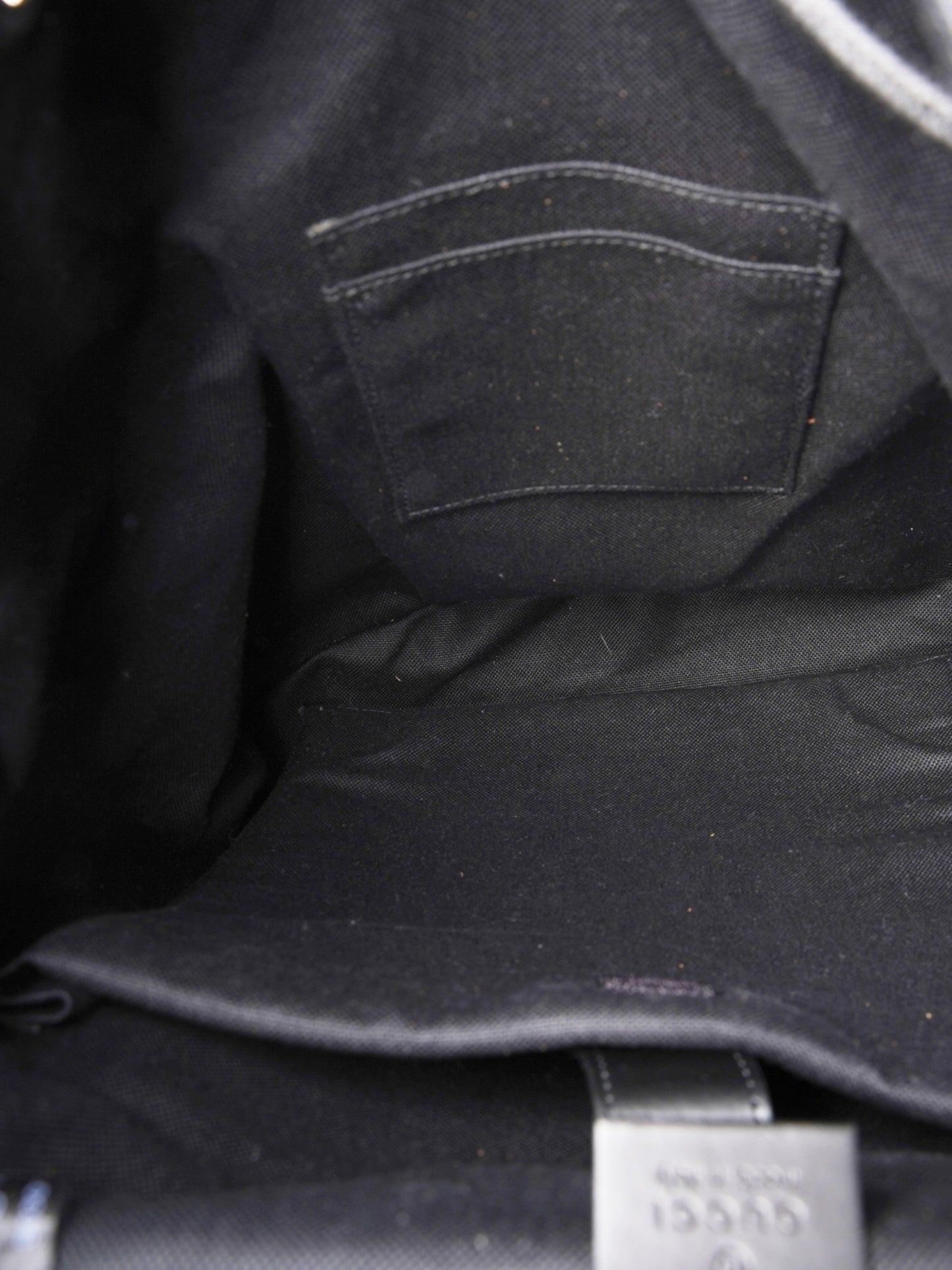 Gucci Tiger Backpack GG Supreme / Black Canvas