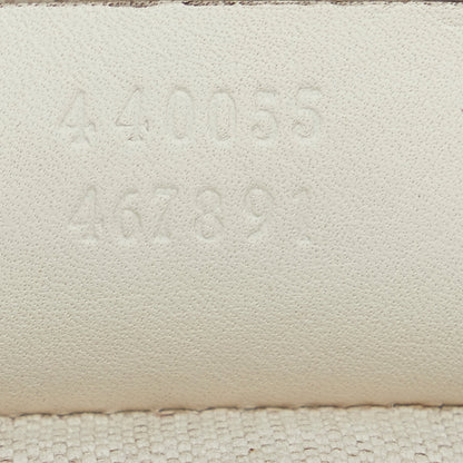 White Gucci GG Ribbon Tote Bag