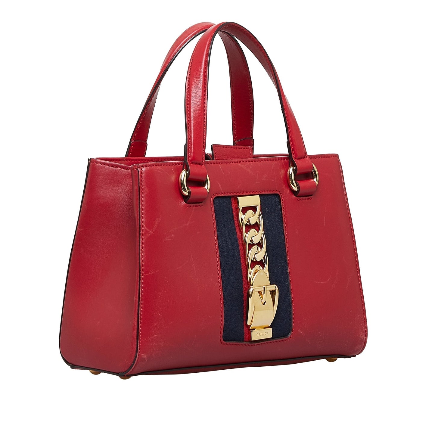 GUCCI Sylvie Satchel Red