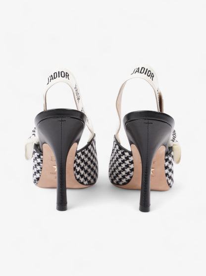 Christian Dior J'Adior Pumps 100 Black / White Tweed EU 39 UK 6