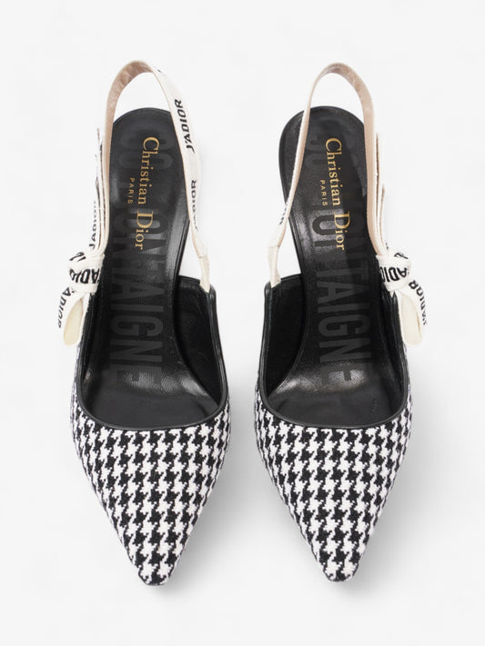 Christian Dior J'Adior Pumps 100 Black / White Tweed EU 39 UK 6