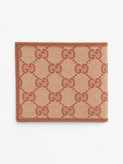 Gucci LA Dodgers Bi-Fold Wallet Beige / Brown Canvas