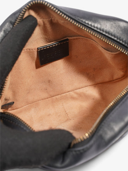 Gucci GG Marmont Black Matelasse Leather Mini