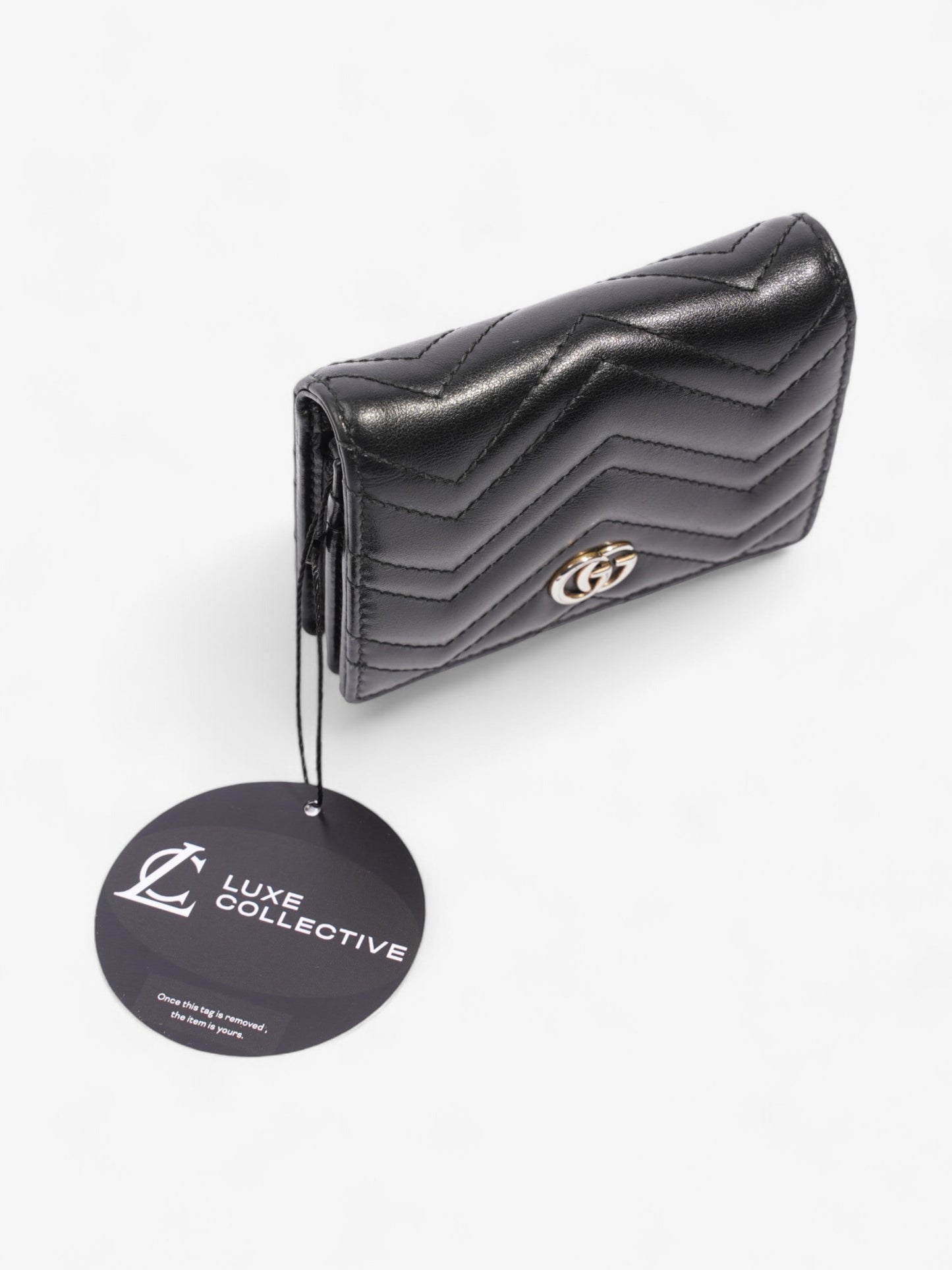 Gucci GG Marmont Wallet Black Leather