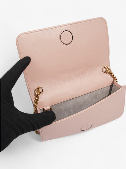 Gucci GG Marmont Pink Calfskin Leather Mini