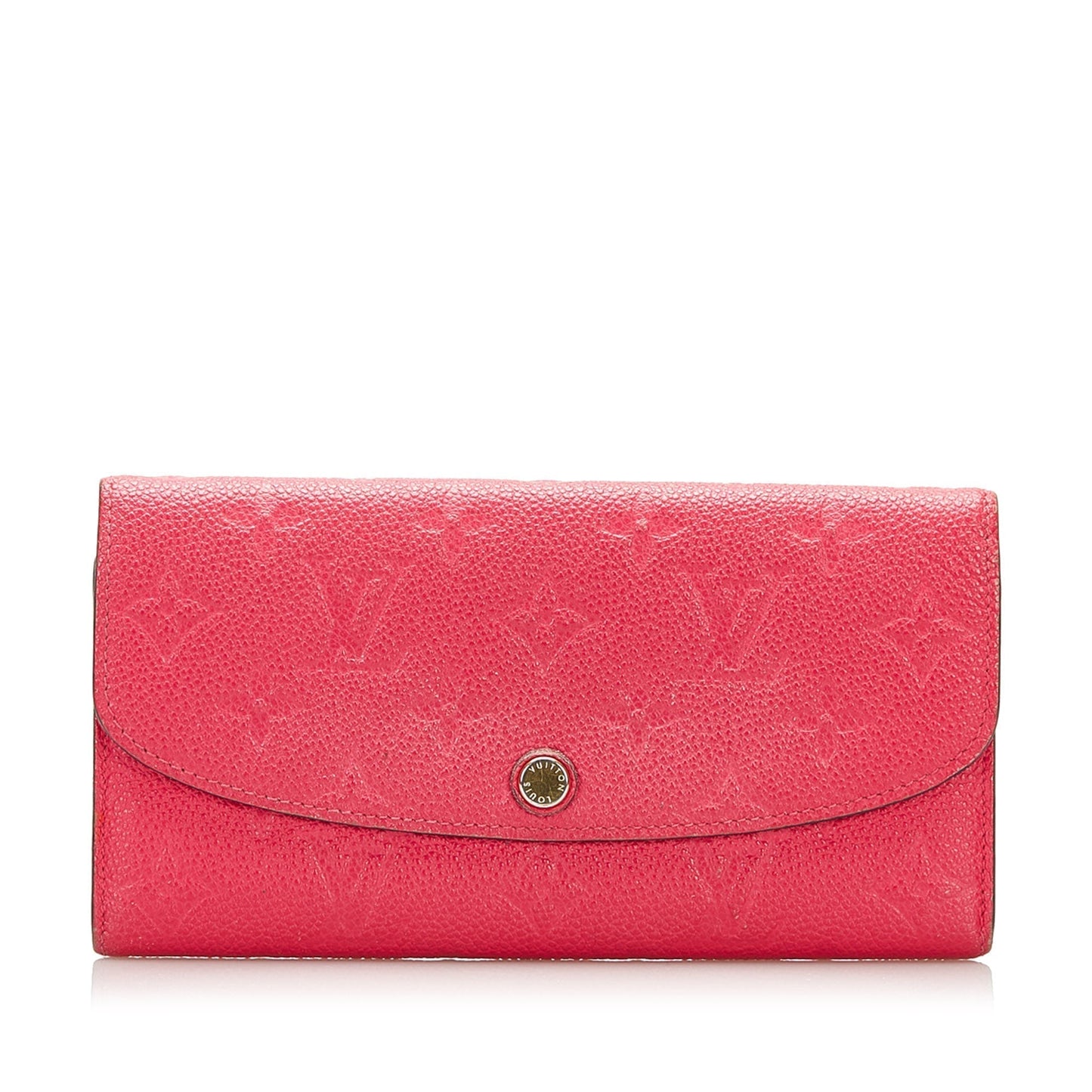 LOUIS VUITTON Empreinte Emilie Wallet Red