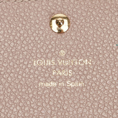 LOUIS VUITTON Empreinte Emilie Wallet Red