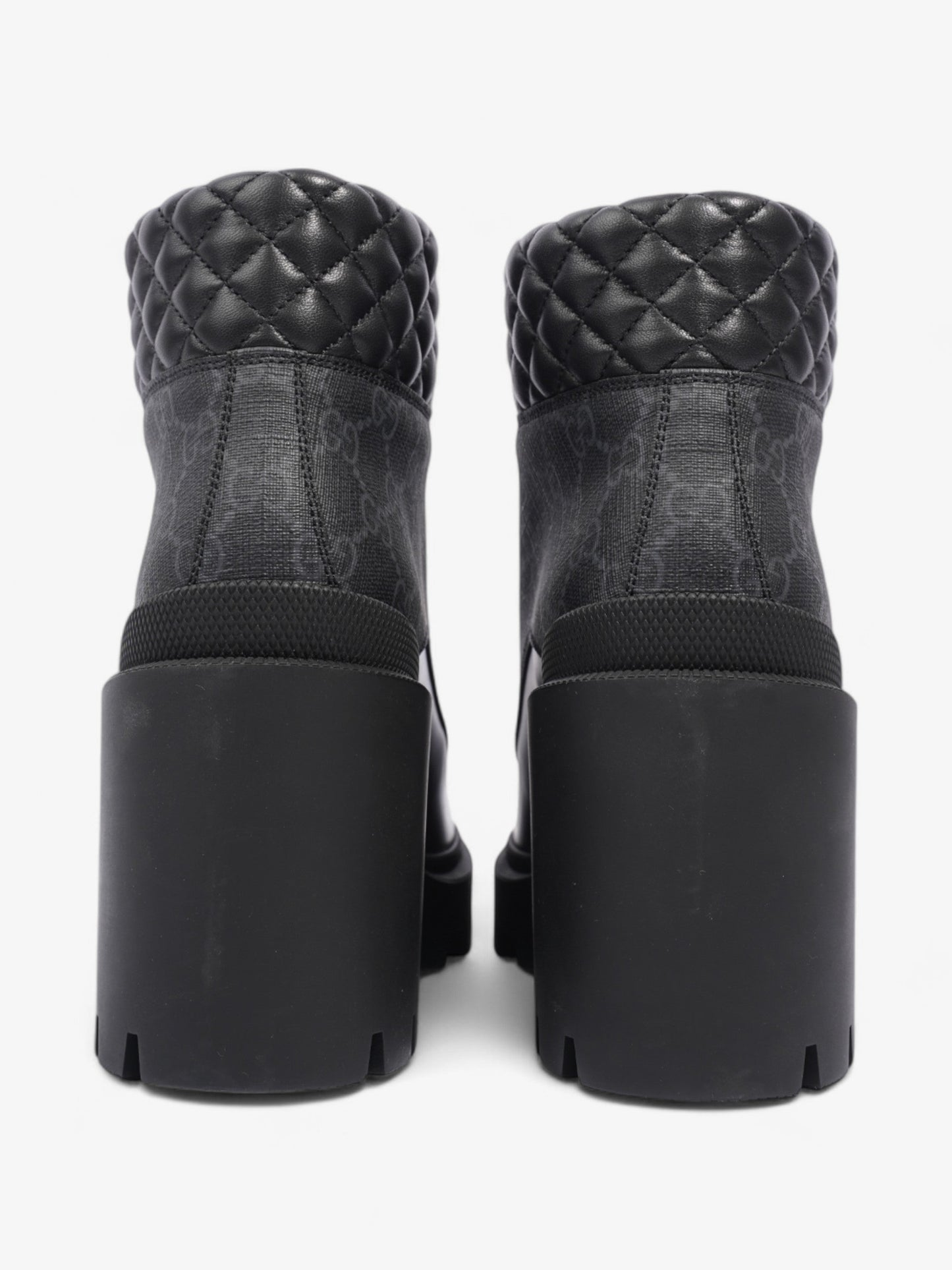 Gucci GG Ankle Boot 90 Black Leather EU 40 UK 7