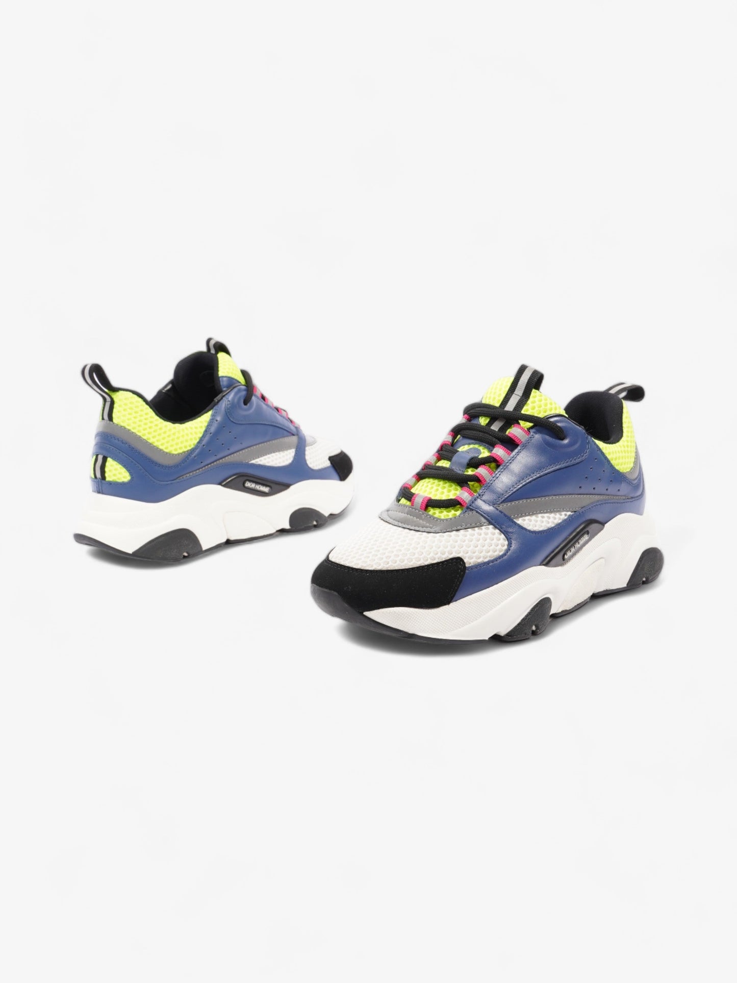 Christian Dior B22 Blue / White / Neon Green Mesh EU 40 UK 7