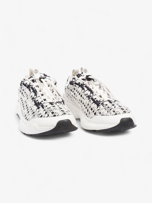 Christian Dior B24 White / Black Oblique Technical Fabric EU 45.5 UK 11
