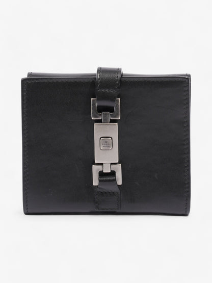 Gucci Jackie 2 Fold Wallet Black Leather