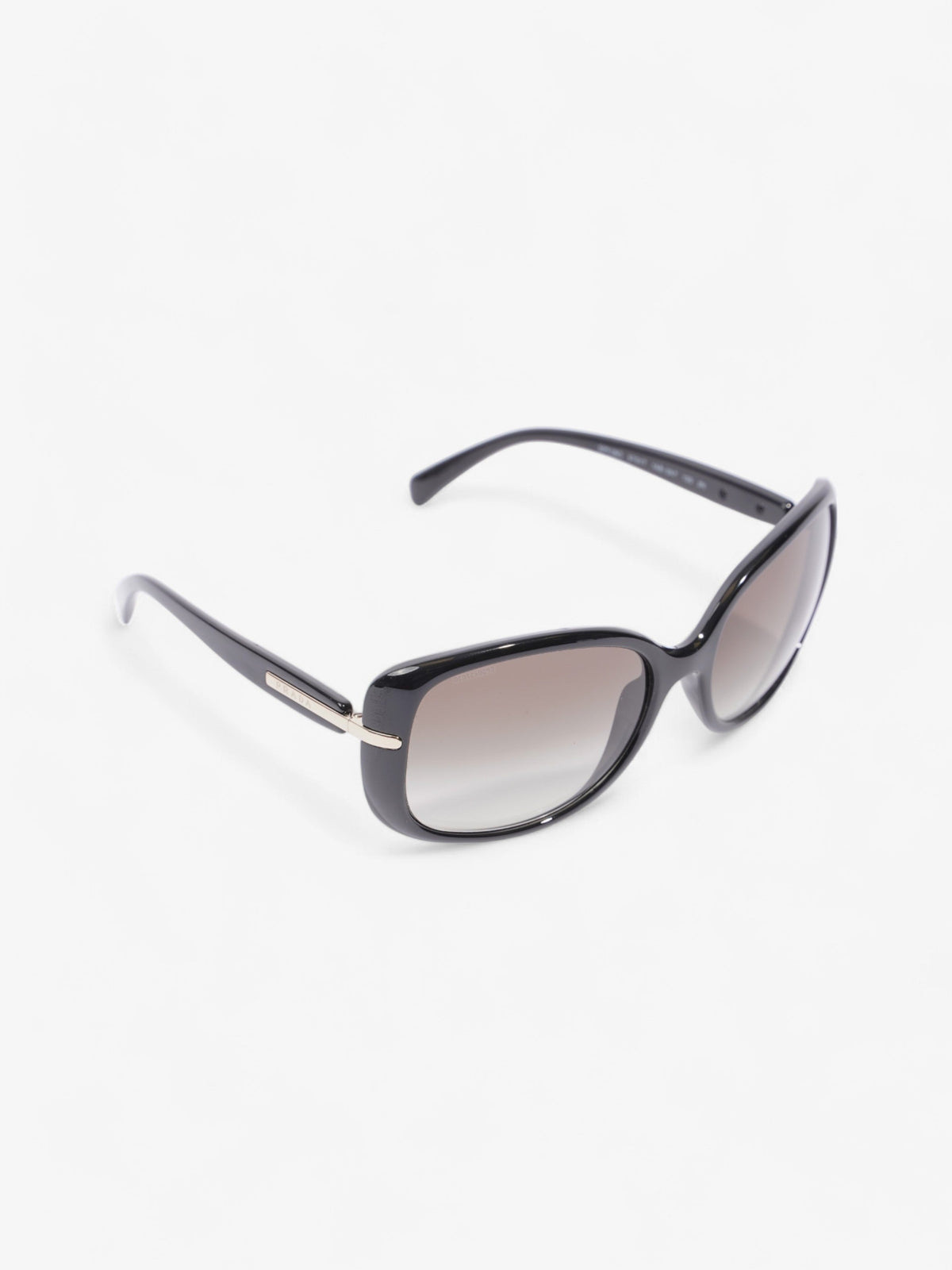 Prada Oversized Sunglasses Black / Light Gold Acetate 130mm