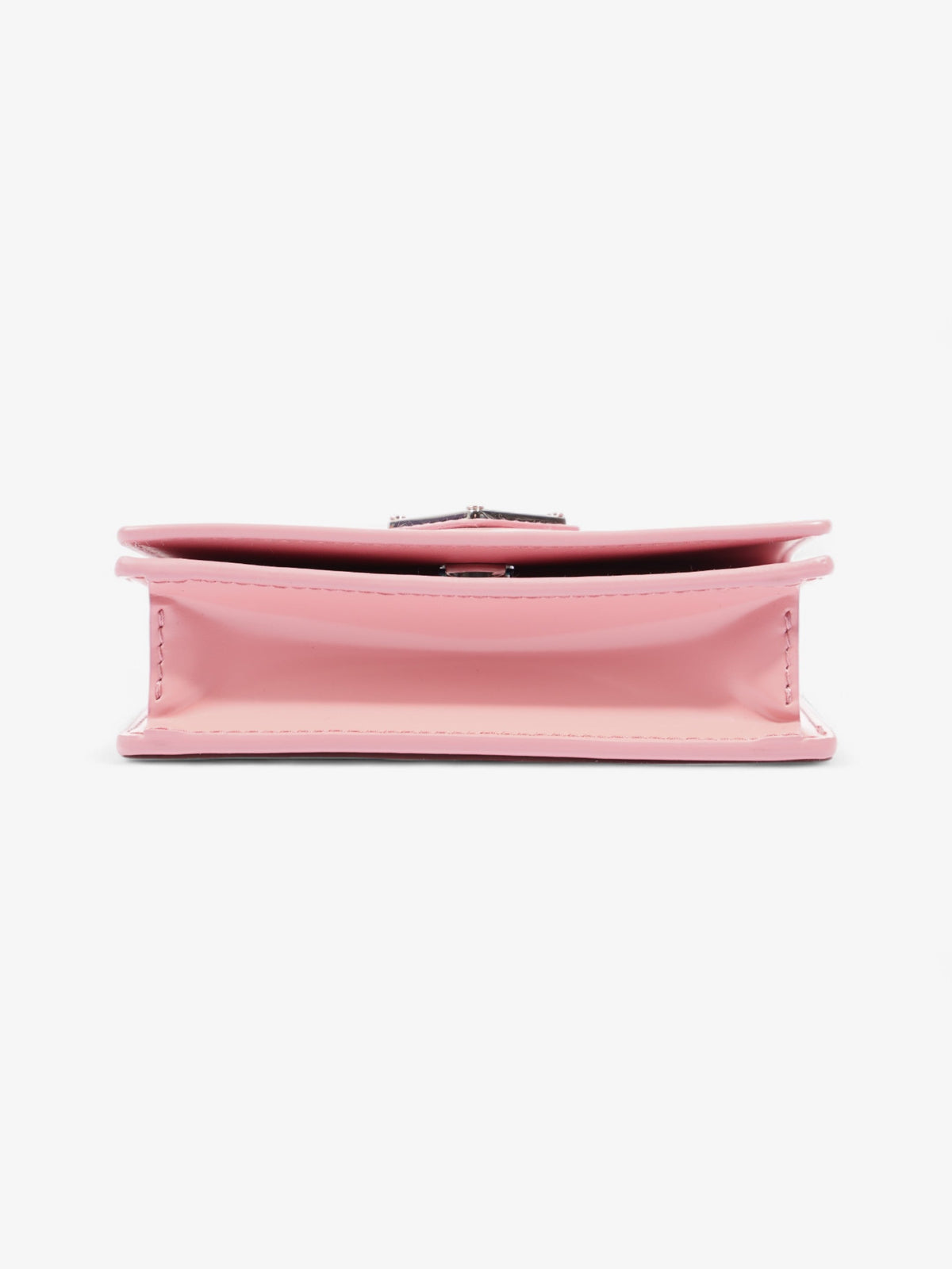 Prada Logo Wallet on Chain Pink Leather Mini