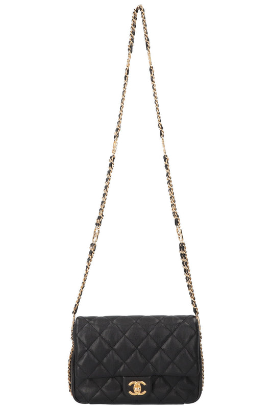 CHANEL CC You Bag Caviar Black