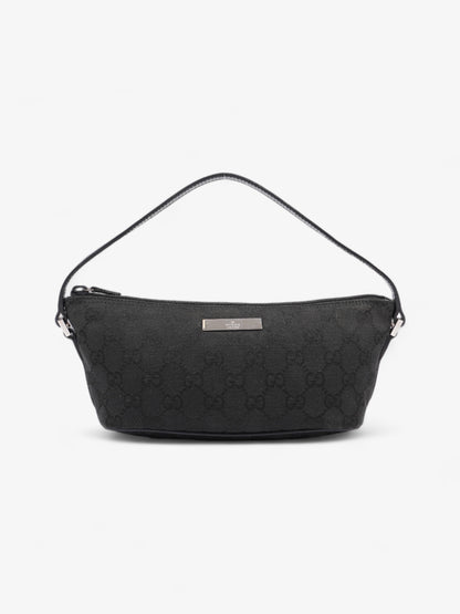 Gucci Boat Baguette Black Canvas
