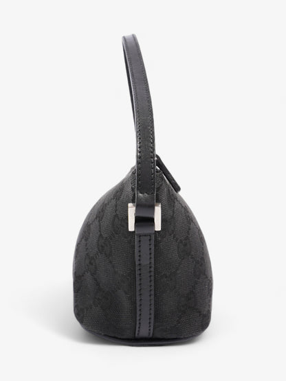 Gucci Boat Baguette Black Canvas