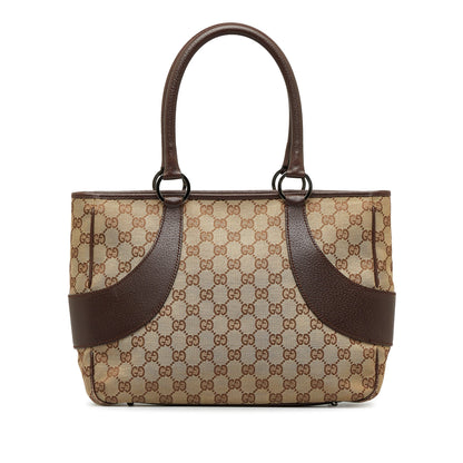 Brown Gucci GG Canvas Tote Bag