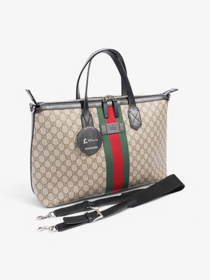 Gucci Zipper Web Tote Supreme Coated Canvas