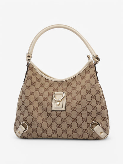 Gucci Abbey D-Ring Supreme / White Canvas