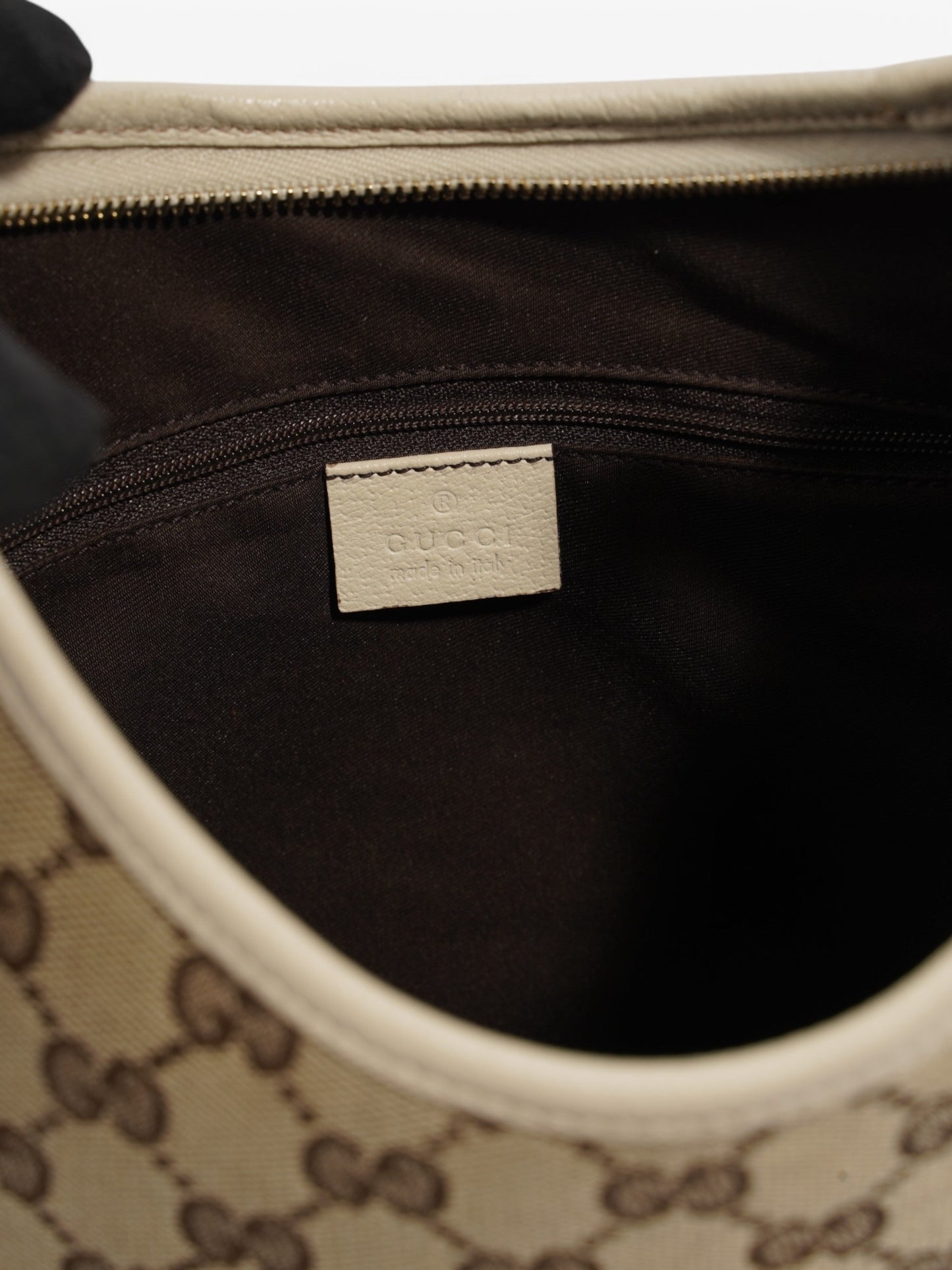 Gucci Abbey D-Ring Supreme / White Canvas