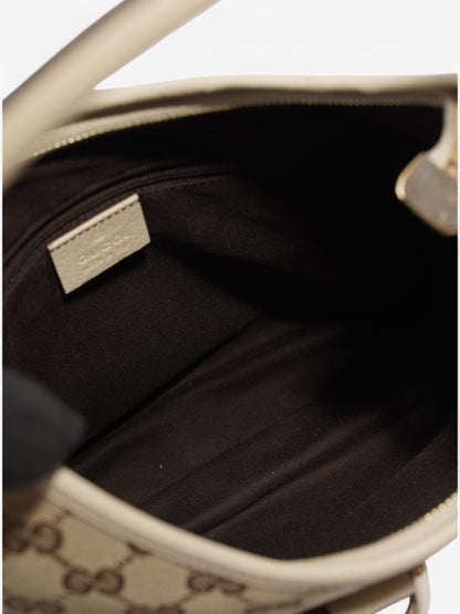 Gucci Abbey D-Ring Supreme / White Canvas
