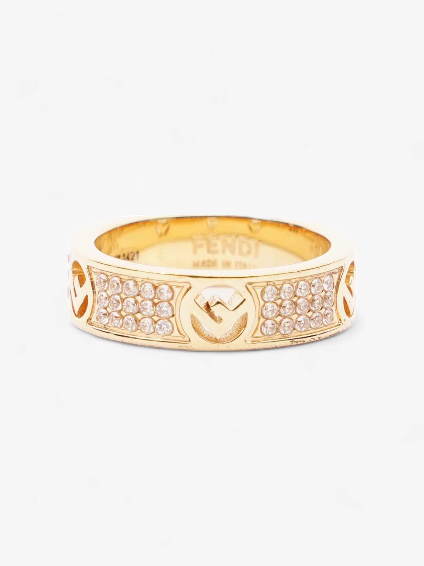 Fendi F is Fendi Ring Gold Base Metal Medium (54mm)
