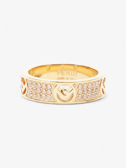 Fendi F is Fendi Ring Gold Base Metal Medium (54mm)