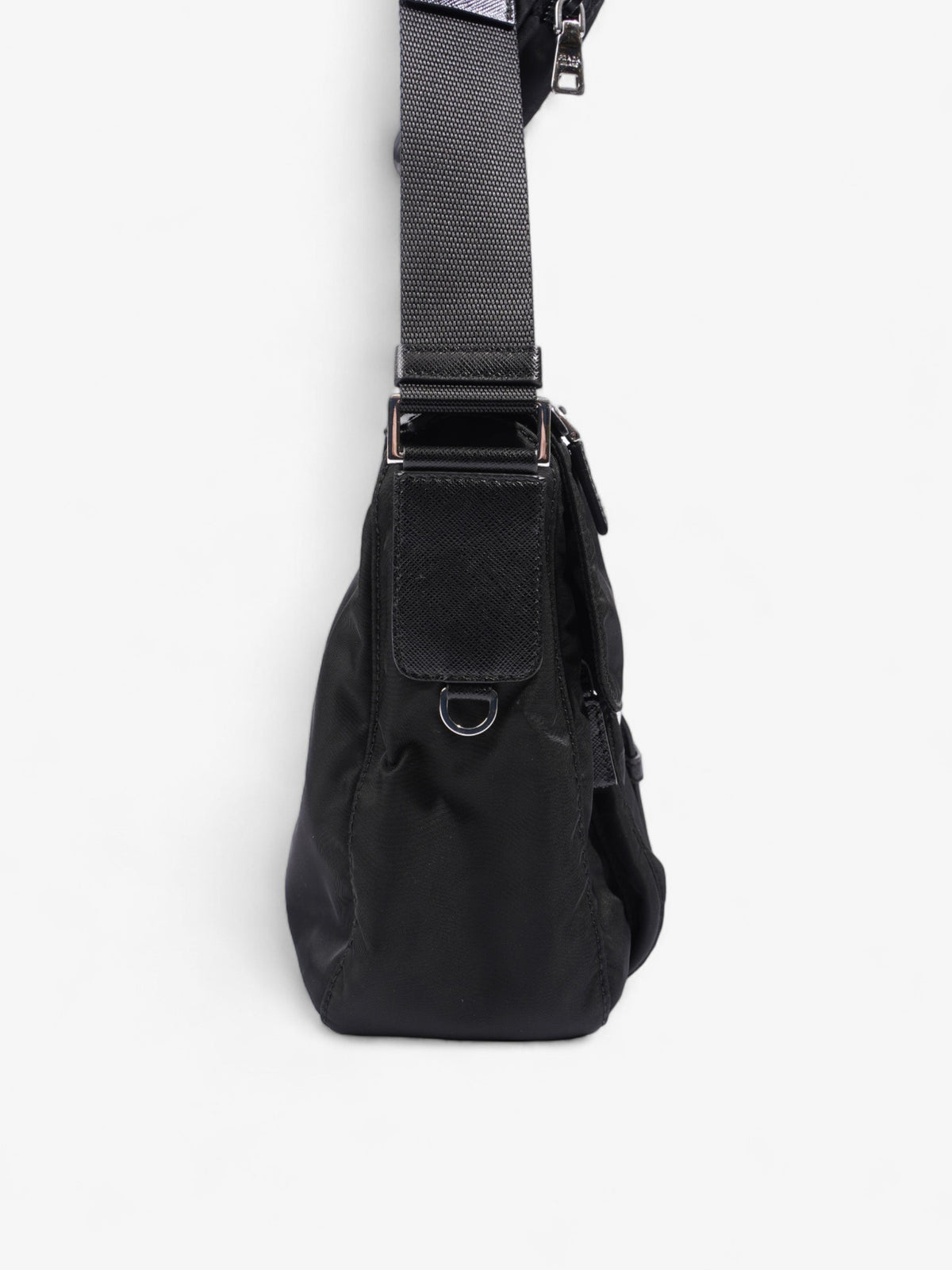 Prada Tessuto Crossbody Black Re Nylon