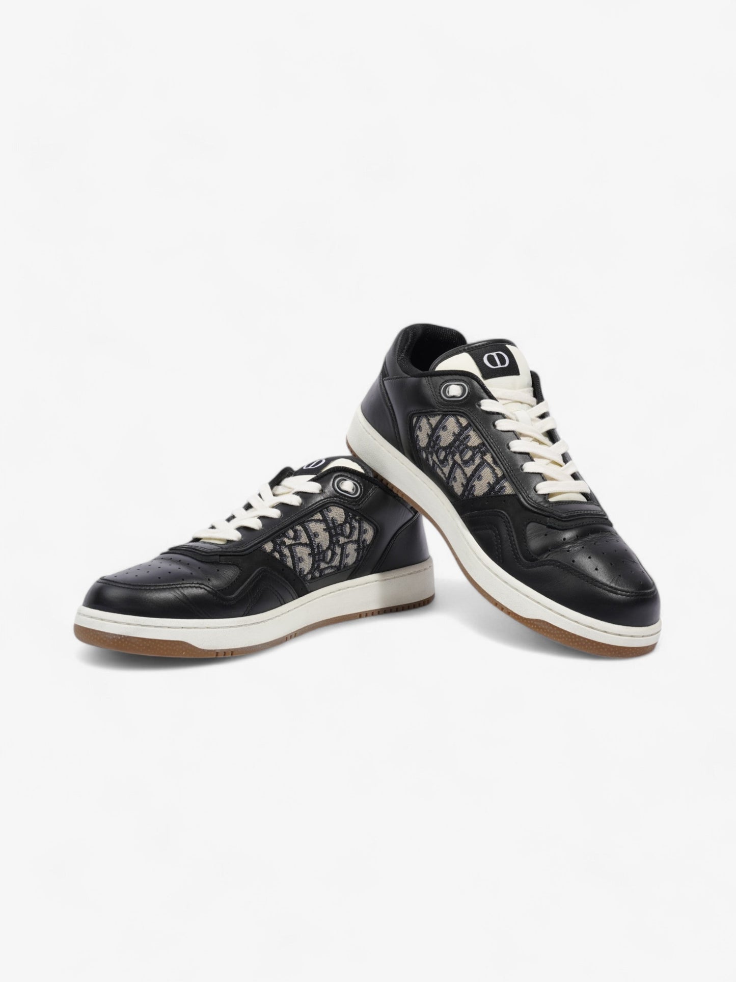 Christian Dior B27 Black / White / Beige Leather EU 42 UK 8