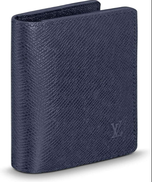 Louis Vuitton Taiga Leather Pocket Organizer Bleu Marine