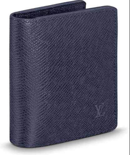 Louis Vuitton Taiga Leather Pocket Organizer Bleu Marine
