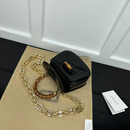 BOLSA GUCCI BAMBOO 1947 PEQUENA