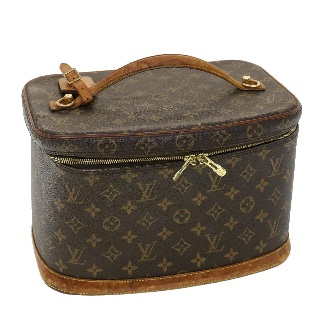 LOUIS VUITTON Monogram Nice Hand Bag 2way M47280 LV Auth ac1149
