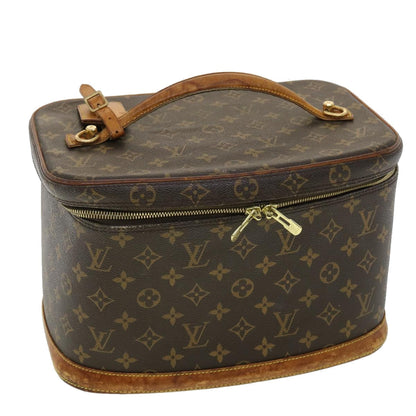LOUIS VUITTON Monogram Nice Hand Bag 2way M47280 LV Auth ac1149