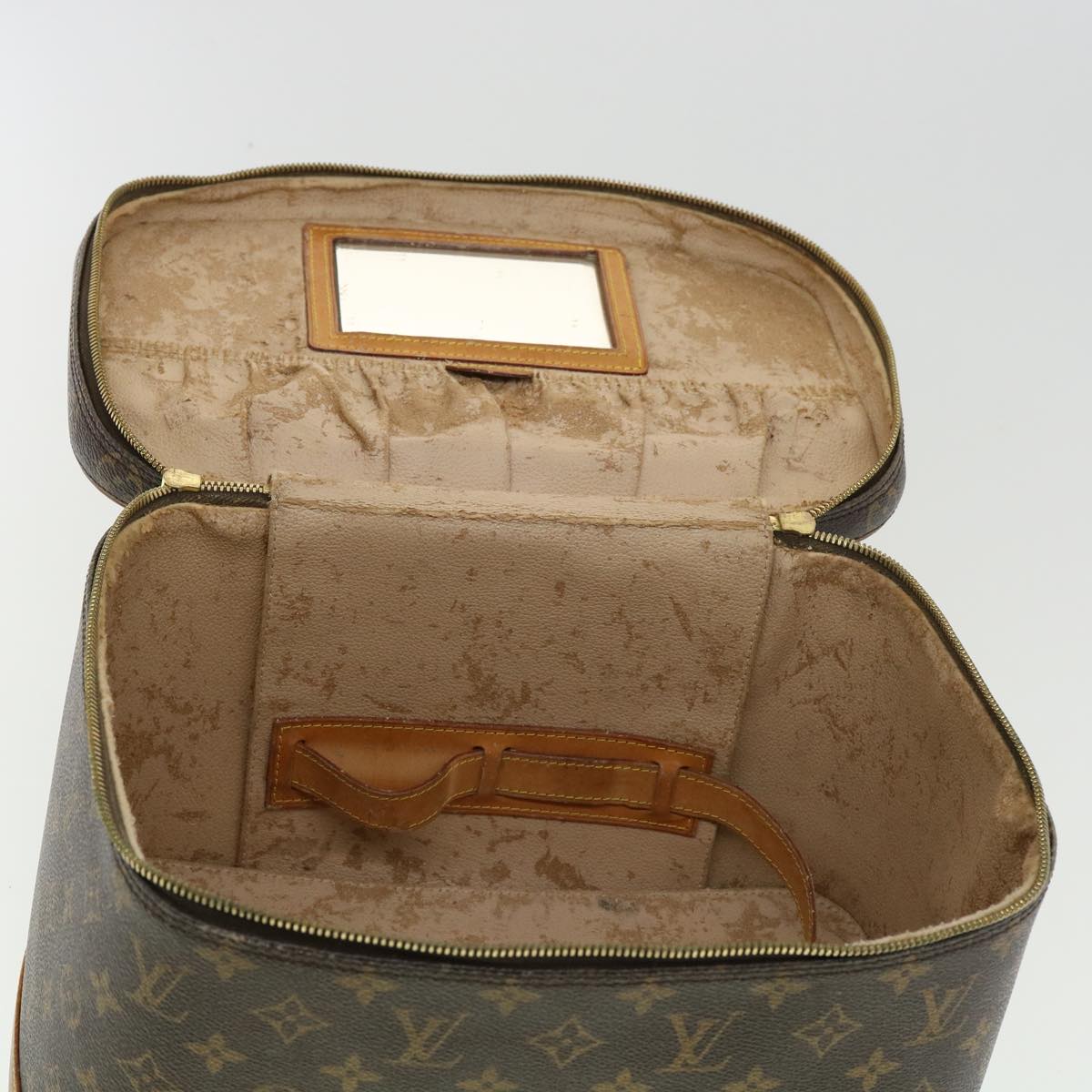 LOUIS VUITTON Monogram Nice Hand Bag 2way M47280 LV Auth ac1149