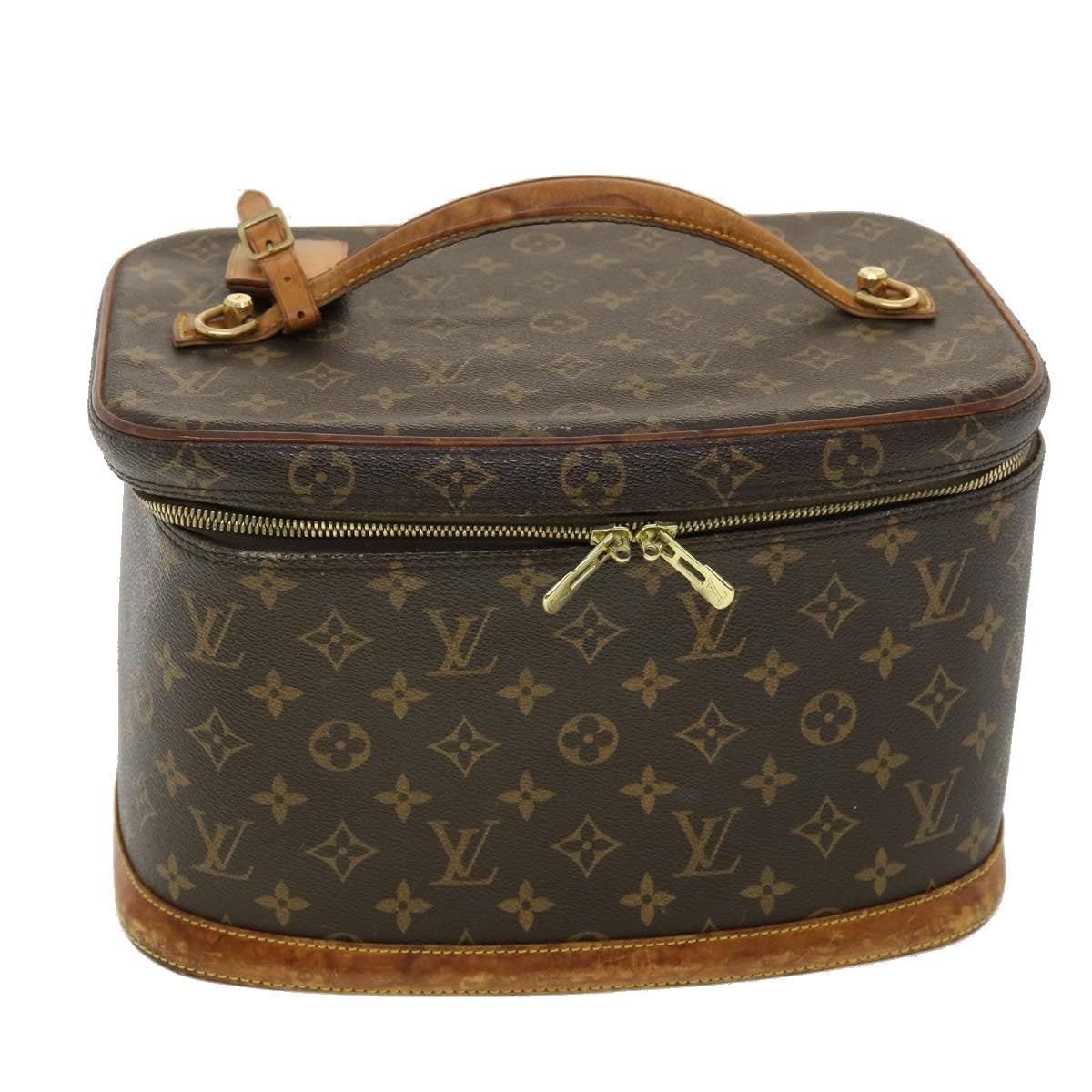 LOUIS VUITTON Monogram Nice Hand Bag 2way M47280 LV Auth ac1149