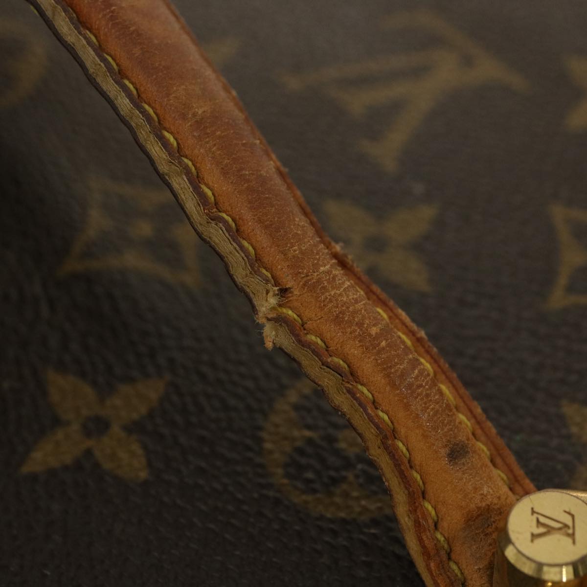 LOUIS VUITTON Monogram Nice Hand Bag 2way M47280 LV Auth ac1149