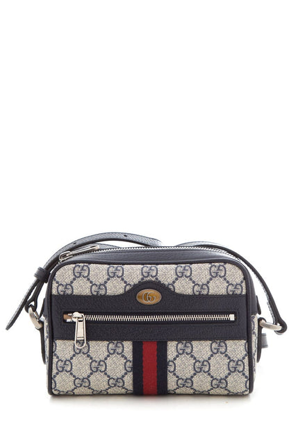 Gucci Ophidia GG Mini Bag in Beige & Blue Supreme