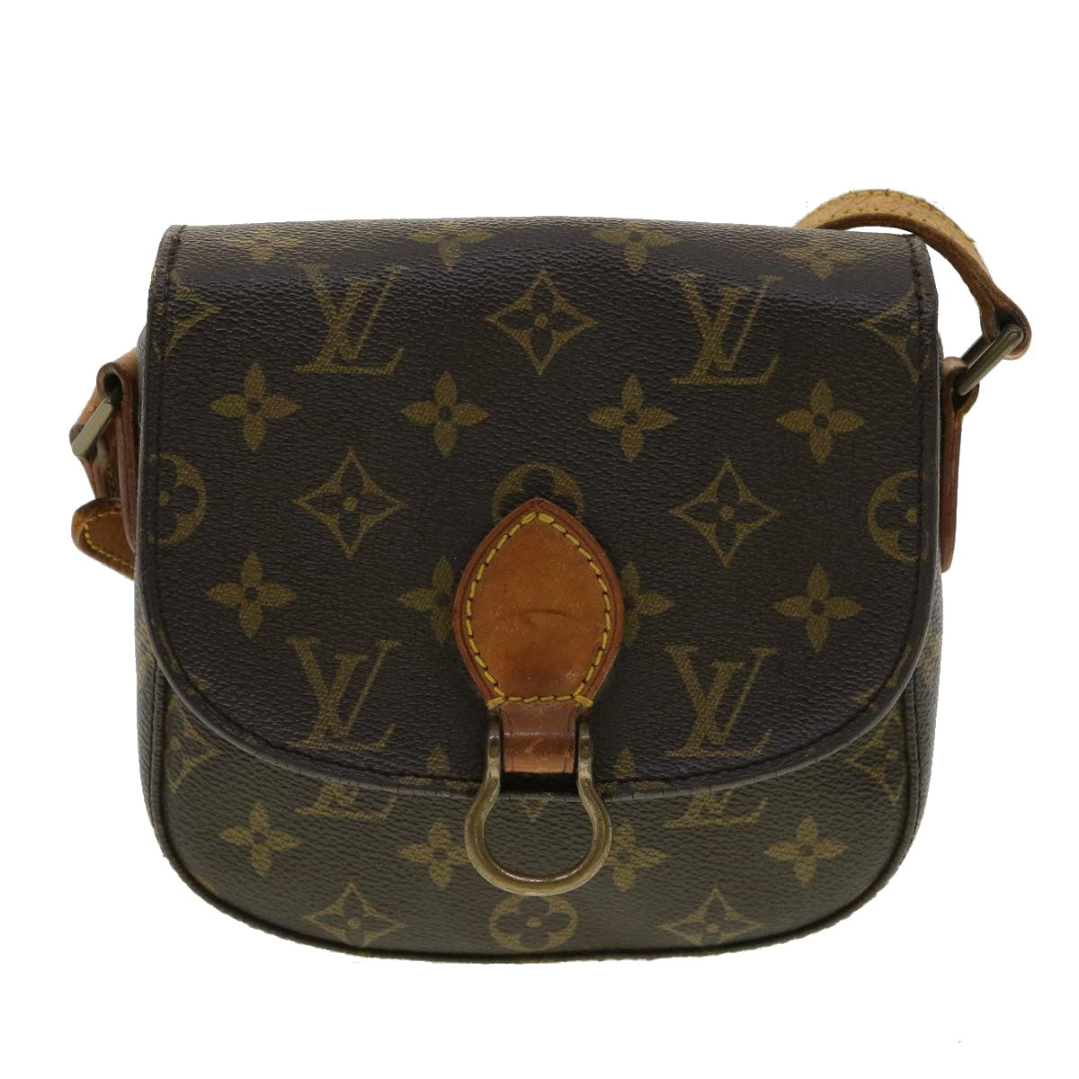 LOUIS VUITTON Monogram Saint Cloud PM Shoulder Bag M51244 LV Auth am3291