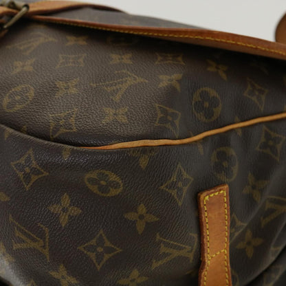 LOUIS VUITTON Monogram Saumur 35 Shoulder Bag M42254 LV Auth am3305