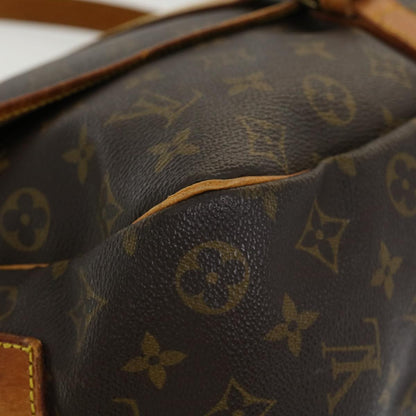 LOUIS VUITTON Monogram Saumur 35 Shoulder Bag M42254 LV Auth am3305