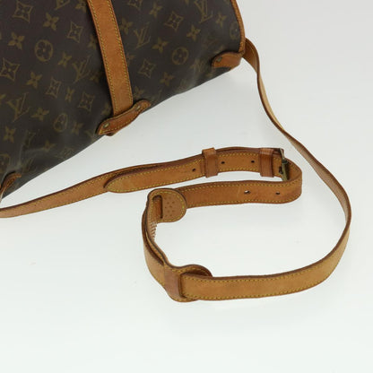 LOUIS VUITTON Monogram Saumur 35 Shoulder Bag M42254 LV Auth am3305