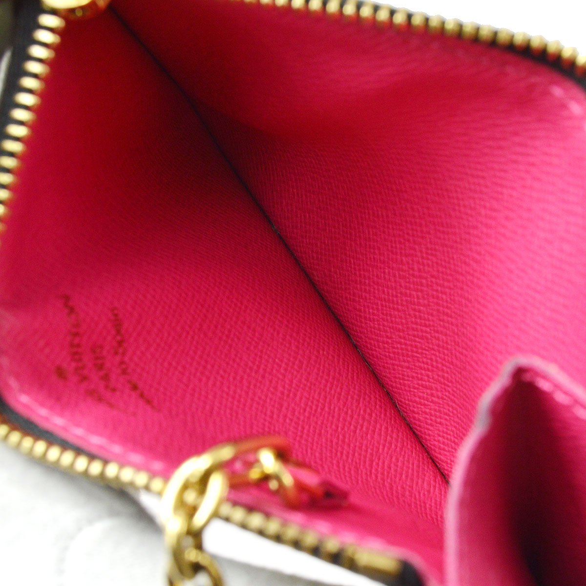LOUIS VUITTON★ 2012 POCHETTE CLES COIN CASE MULTICOLOR M93735 ao32731
