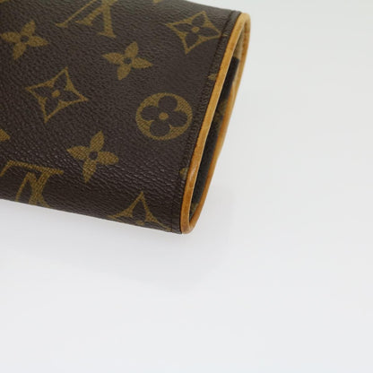 LOUIS VUITTON Monogram Pochette Twin PM Shoulder Bag M51854 LV Auth ar7252
