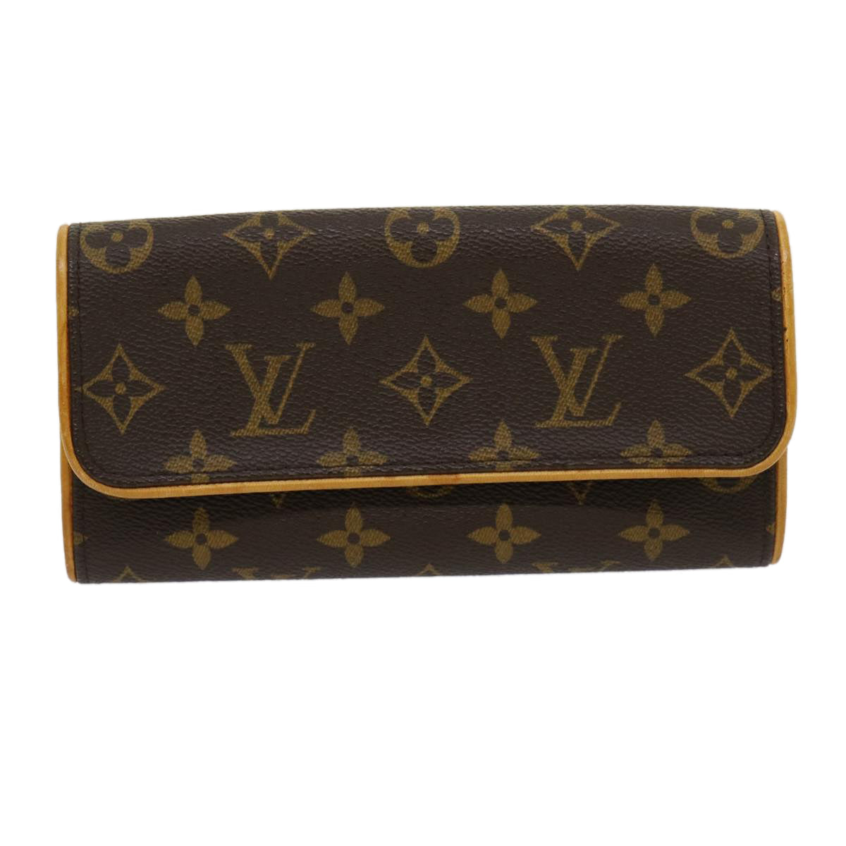 LOUIS VUITTON Monogram Pochette Twin PM Shoulder Bag M51854 LV Auth ar7252
