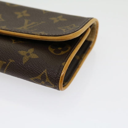 LOUIS VUITTON Monogram Pochette Twin PM Shoulder Bag M51854 LV Auth ar7252