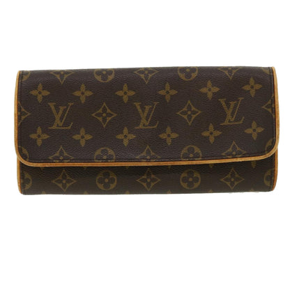 LOUIS VUITTON Monogram Pochette Twin GM Shoulder Bag M51852 LV Auth ar8030B