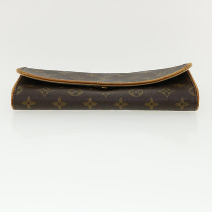 LOUIS VUITTON Monogram Pochette Twin GM Shoulder Bag M51852 LV Auth ar8030B