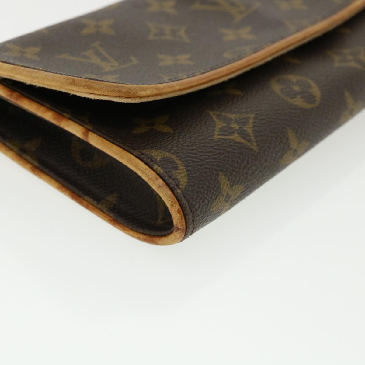 LOUIS VUITTON Monogram Pochette Twin GM Shoulder Bag M51852 LV Auth ar8030B